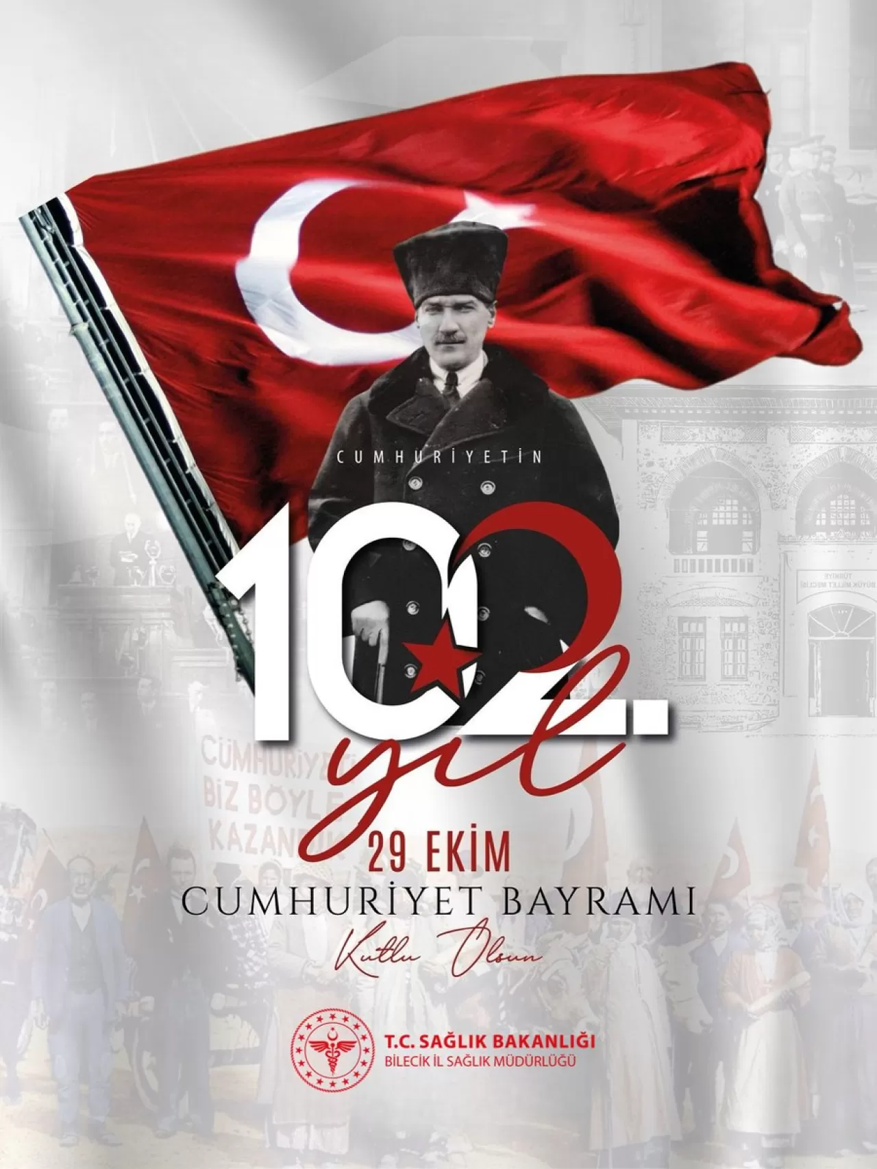 Bilecik'te Cumhuriyet Bayramı'nda Sağlıklı Türkiye Vurgusu