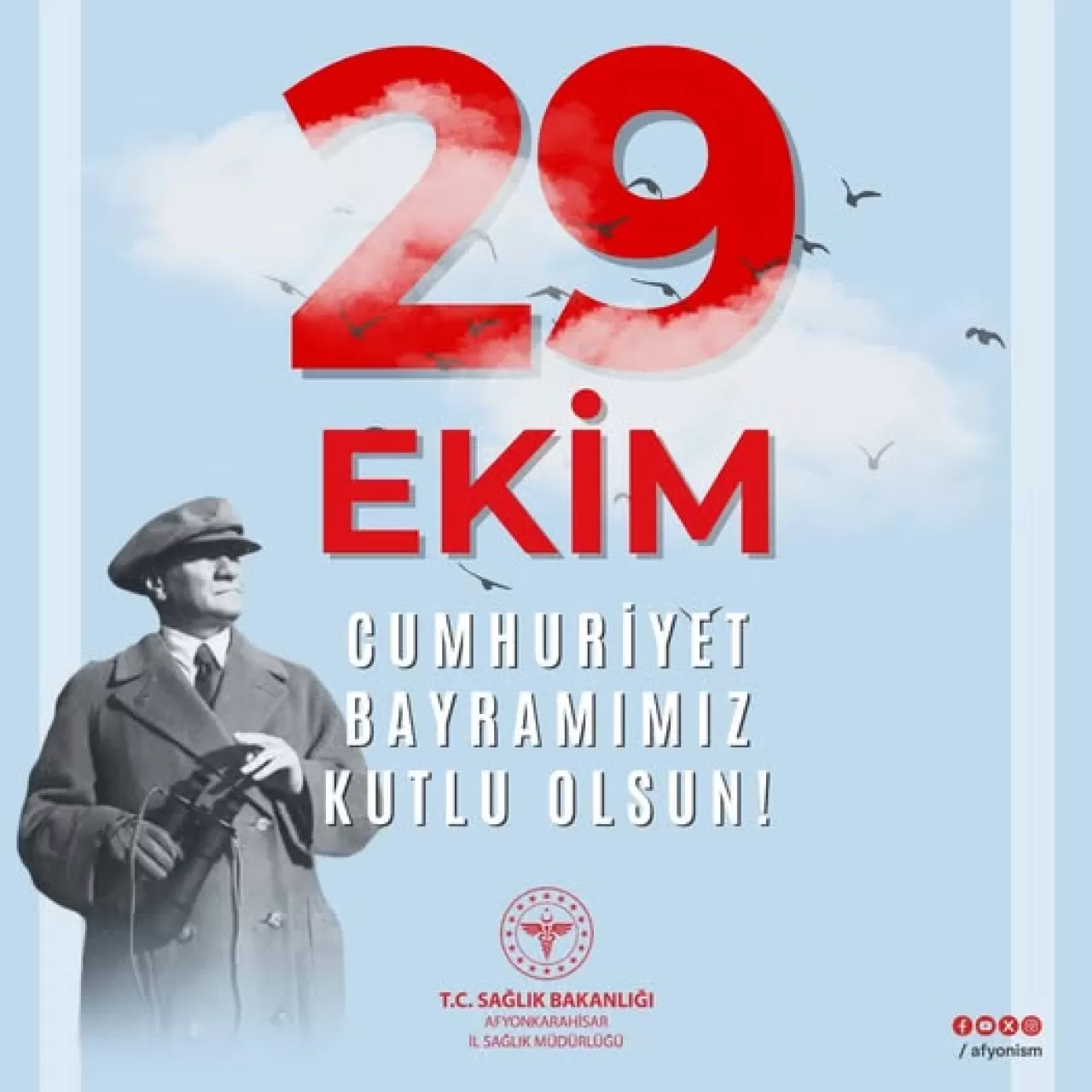 Cumhuriyet'in 102. Yılı Afyonkarahisar'da Coşkuyla Kutlandı