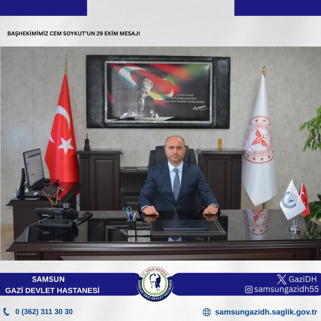 Samsun'da Cumhuriyet'in 102. Yılı Coşkuyla Kutlandı