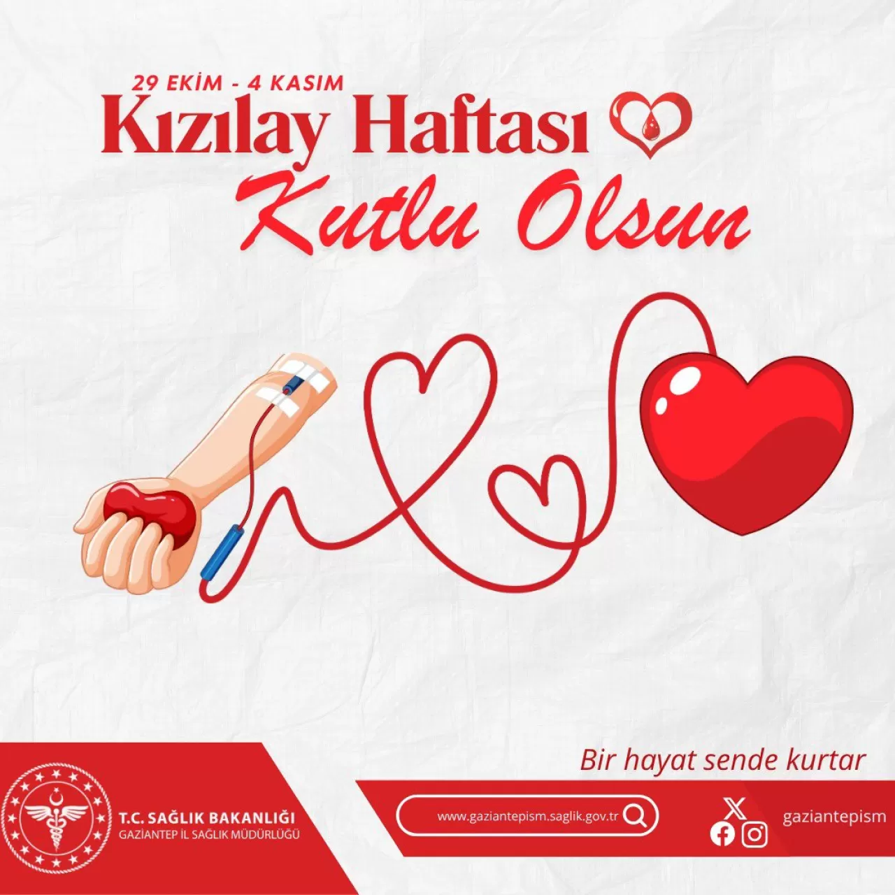 Gaziantep'te Kızılay Haftası'nda Kan Bağışının Hayati Önemi Vurgulandı