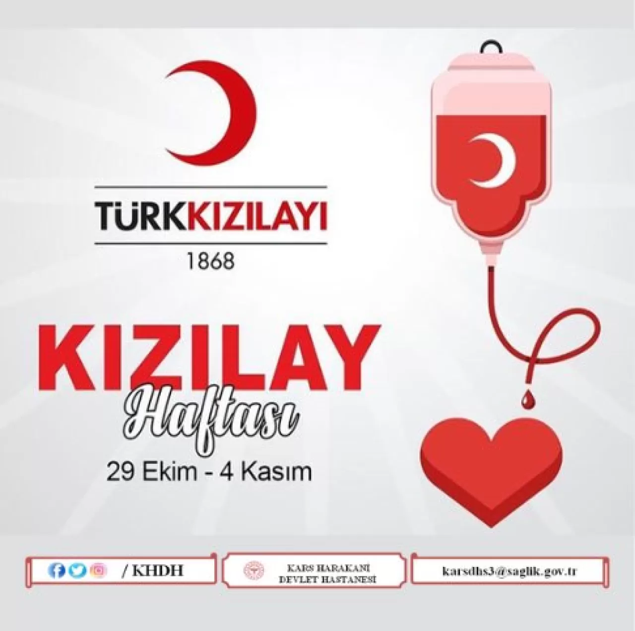 Kars Harakani Devlet Hastanesi'nden Kan Bağışı Çağrısı: Bir Hayatı Değiştirin