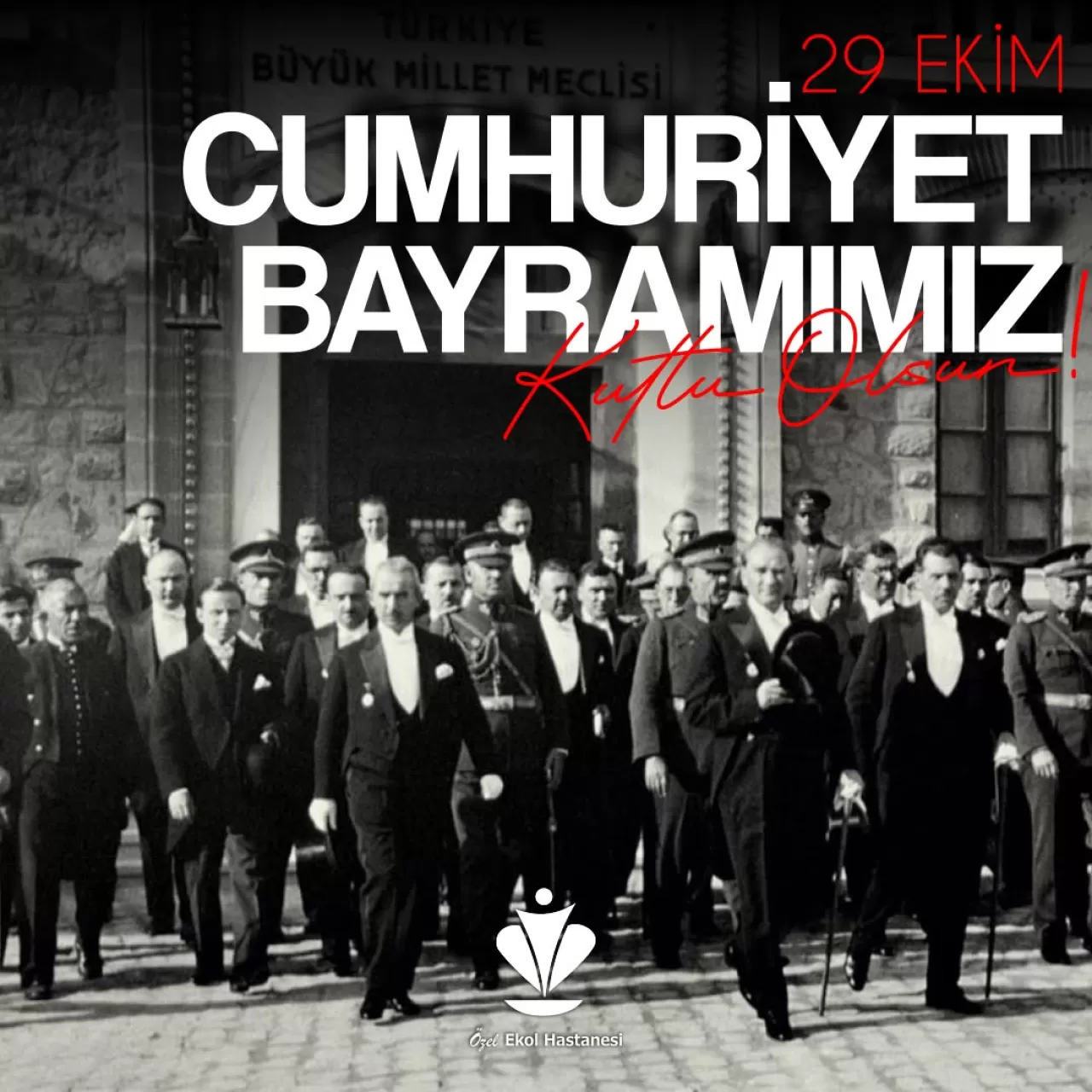 Edirne Özel Ekol Hastanesi'nden Cumhuriyet'in 102. Yılı Kutlaması