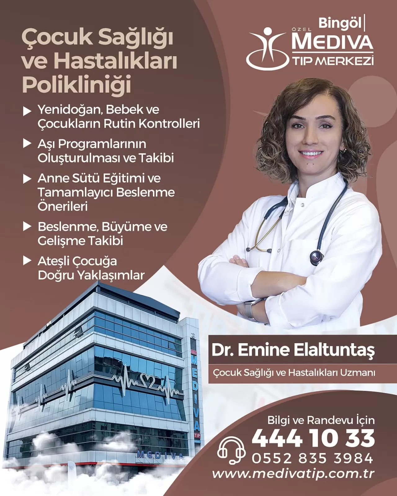 Mediva Tıp Merkezi'nde Çocuk Sağlığı Hizmetleri