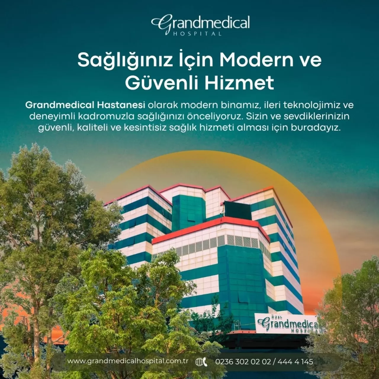 Manisa Grandmedical Hastanesi, Güvenli ve Kaliteli Sağlık Hizmeti Sunuyor