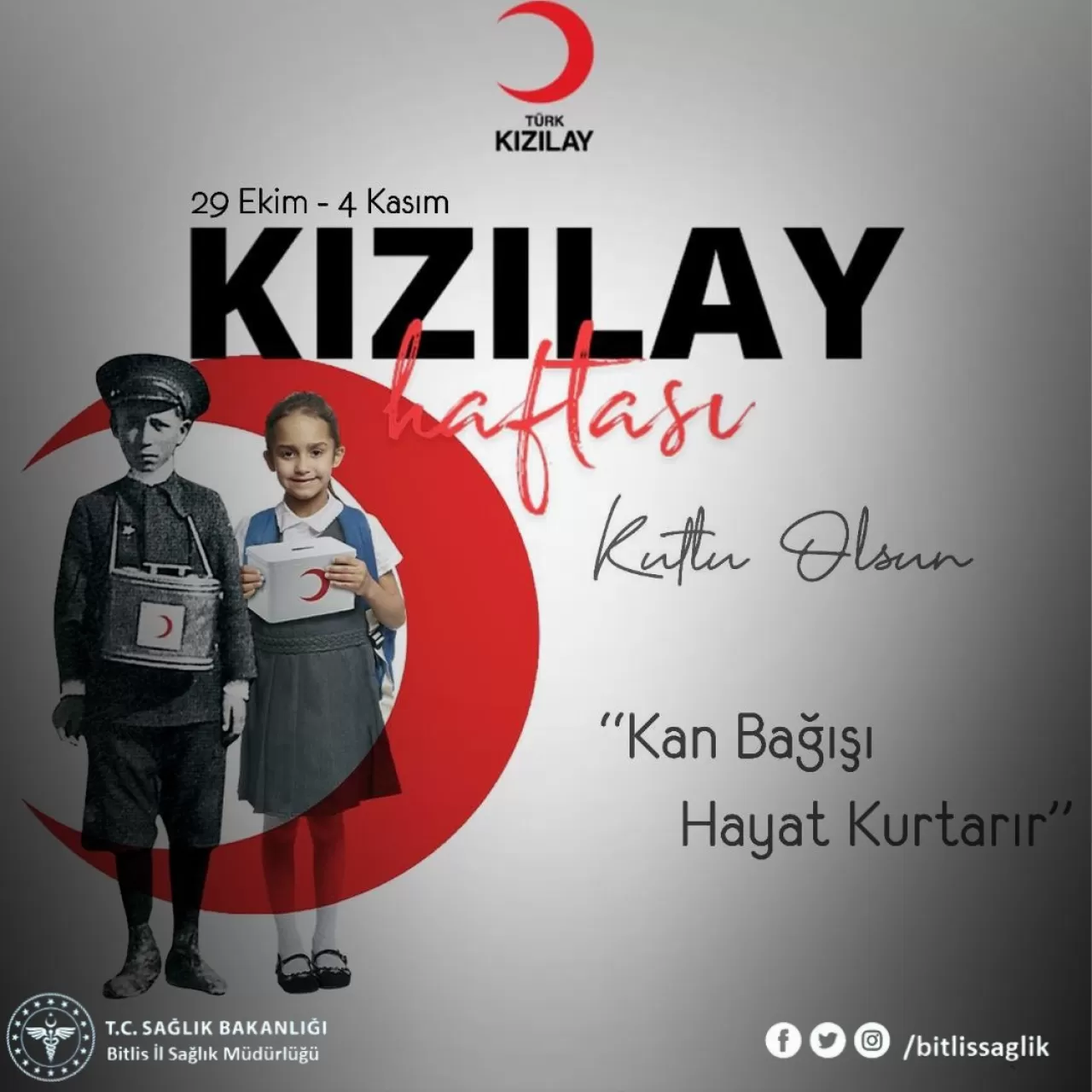 Bitlis'te Kızılay Haftası Kutlamaları Başladı