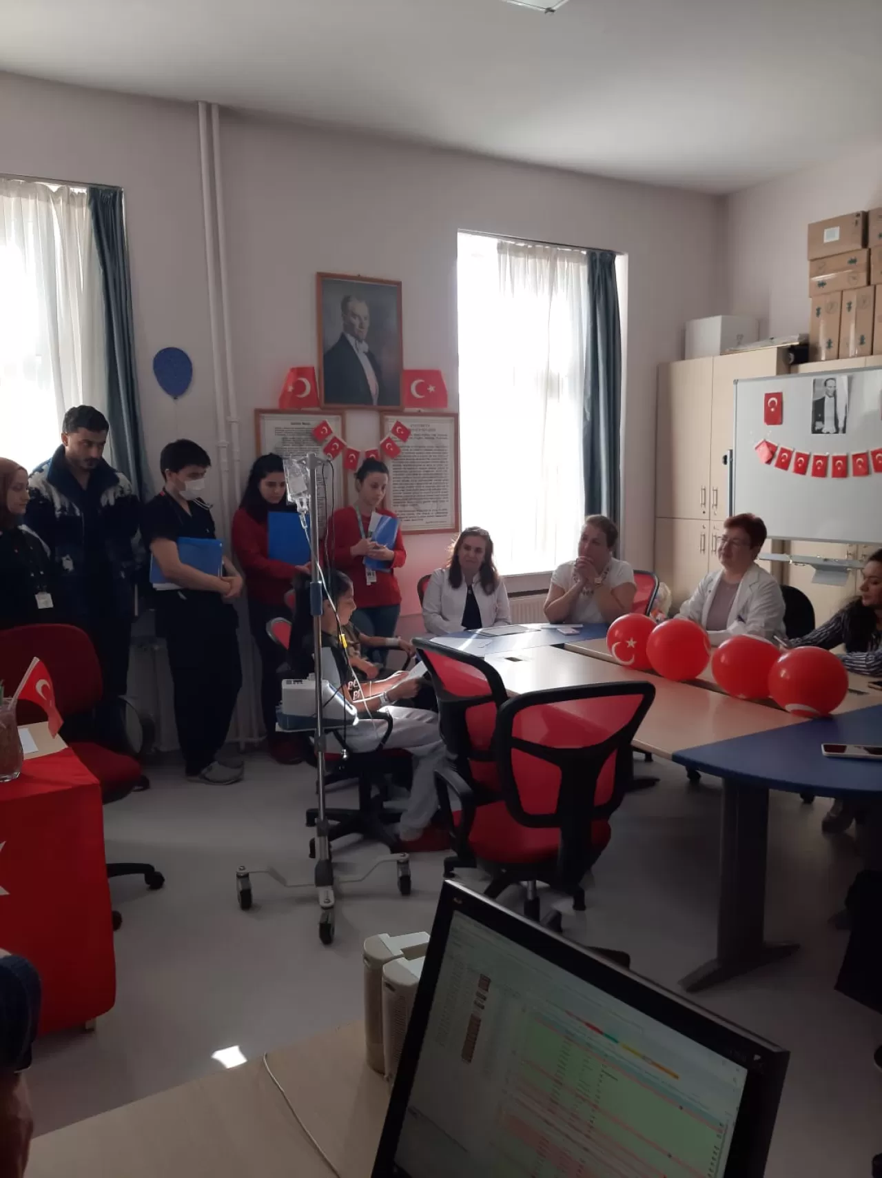 Ankara Eğitim ve Araştırma Hastanesi'nde Cumhuriyet Coşkusu