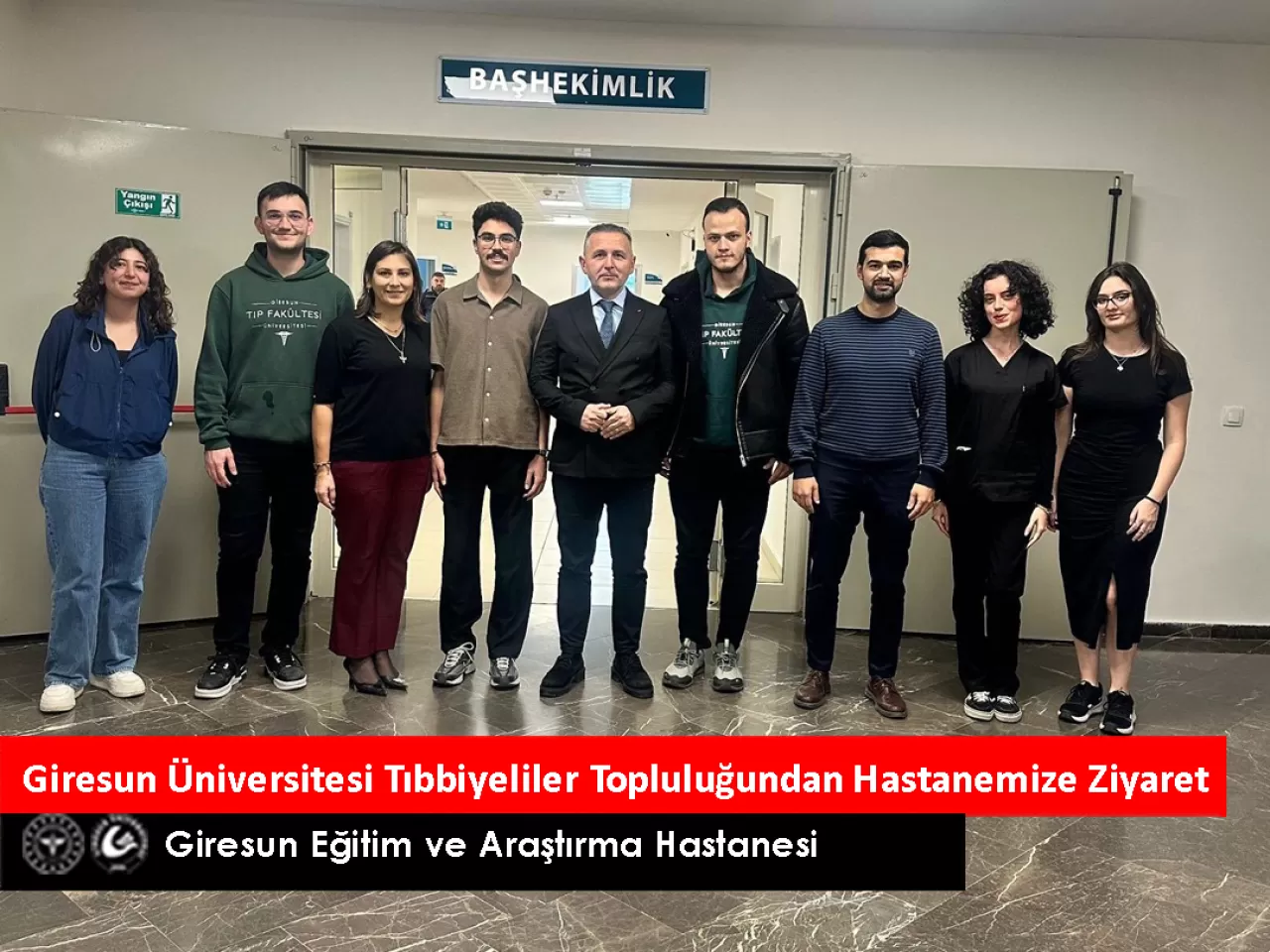Giresun Üniversitesi Tıbbiyeliler Topluluğu Eğitim ve Araştırma Hastanesi'ni Ziyaret Etti