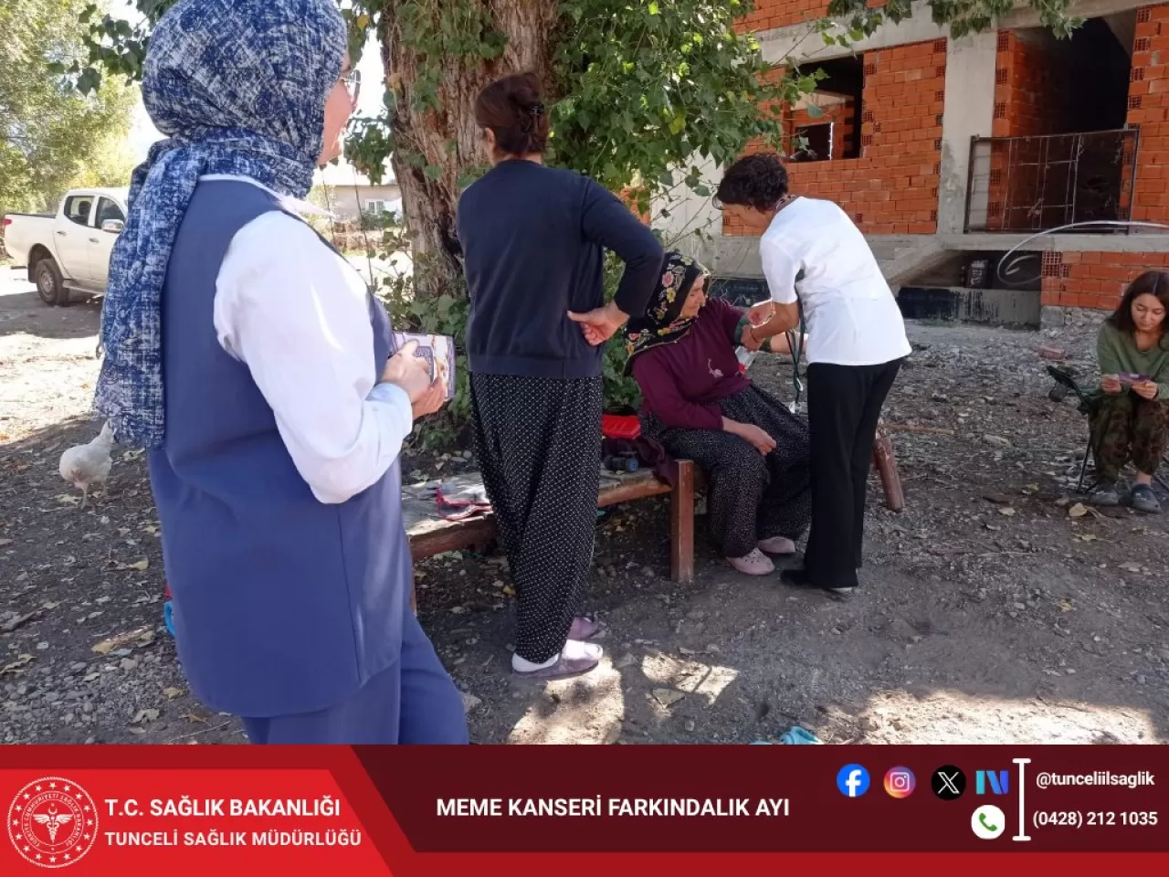 Tunceli'de Meme Kanseri Farkındalık Eğitimleri ve Mobil Sağlık Hizmeti