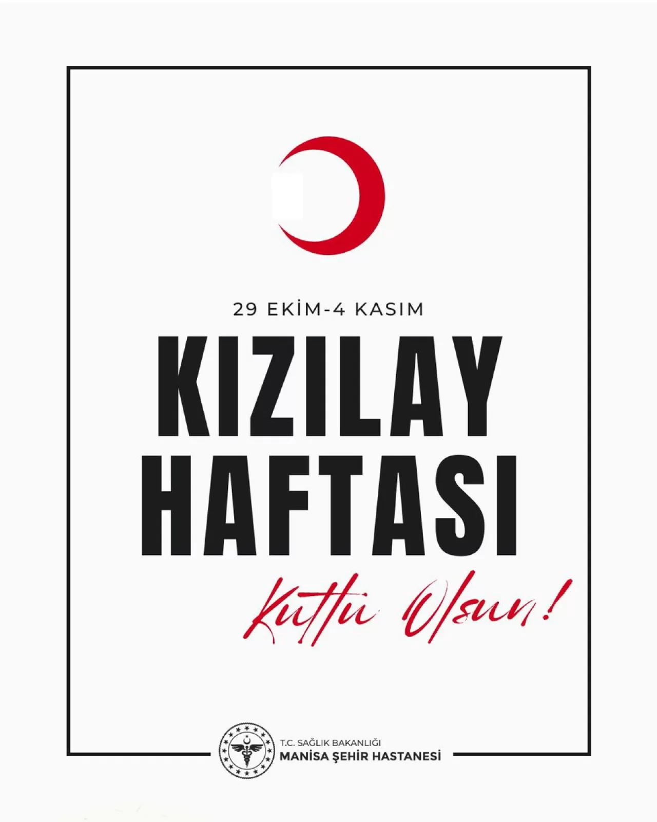 Manisa Şehir Hastanesi ve Kızılay İş Birliğiyle Kan Bağışı Seferberliği