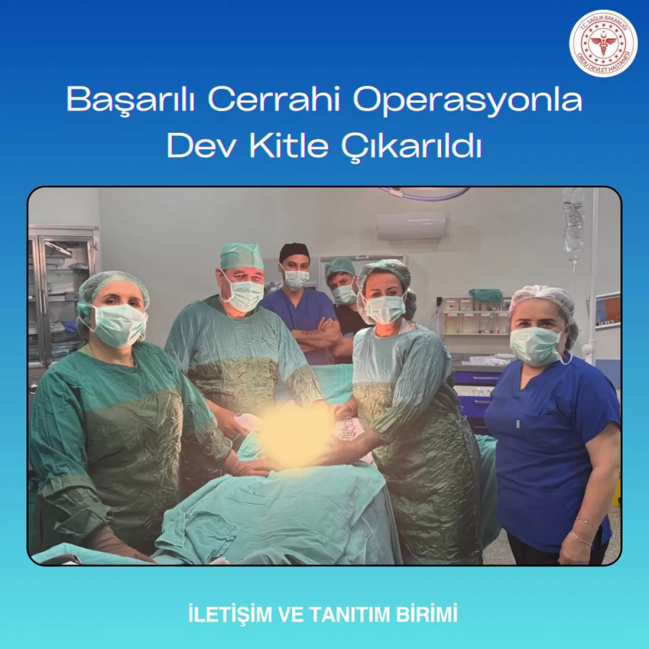 Ordu'da Başarılı Ameliyat: 70 Yaşındaki Hastadan 5 Kiloluk Kitle Çıkarıldı