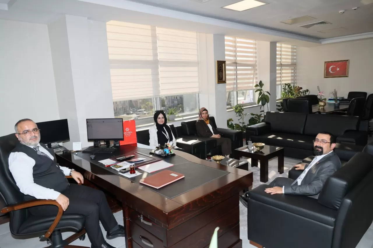 Mektebim Koleji Yöneticilerinden İl Sağlık Müdürü Op. Dr. Osman Polat'a Ziyaret